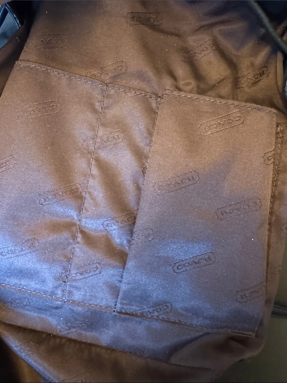 Coach Vintage Black Leather Hampton Legacy Backpack